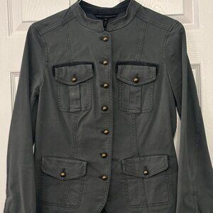 White House Black Market Military-Style Jacket – Size 10